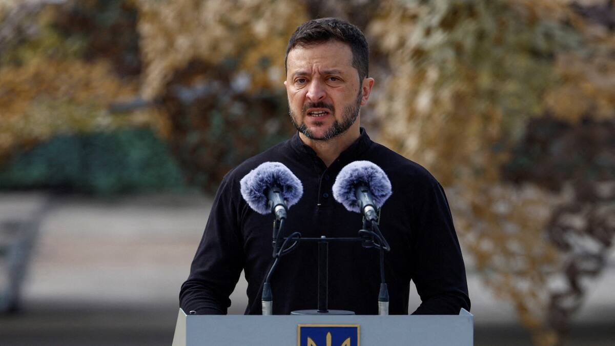 Volodimir Zelenski, presidente de Ucrania. Foto: Reuters.