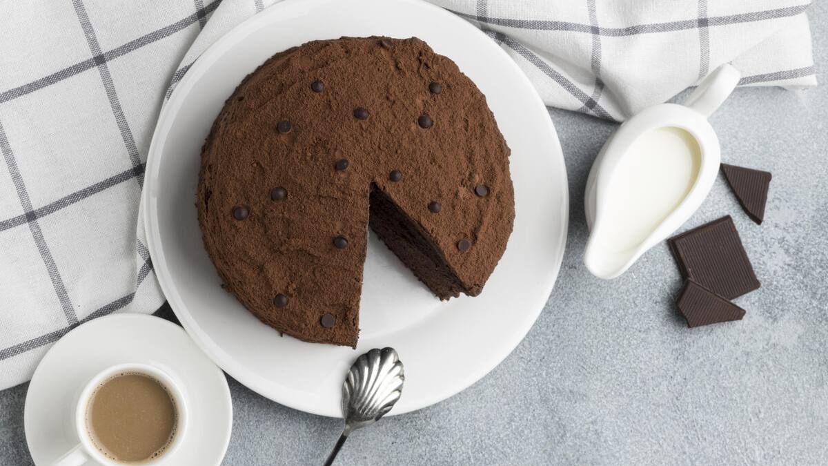 Torta de chocolate. Foto: Freepik