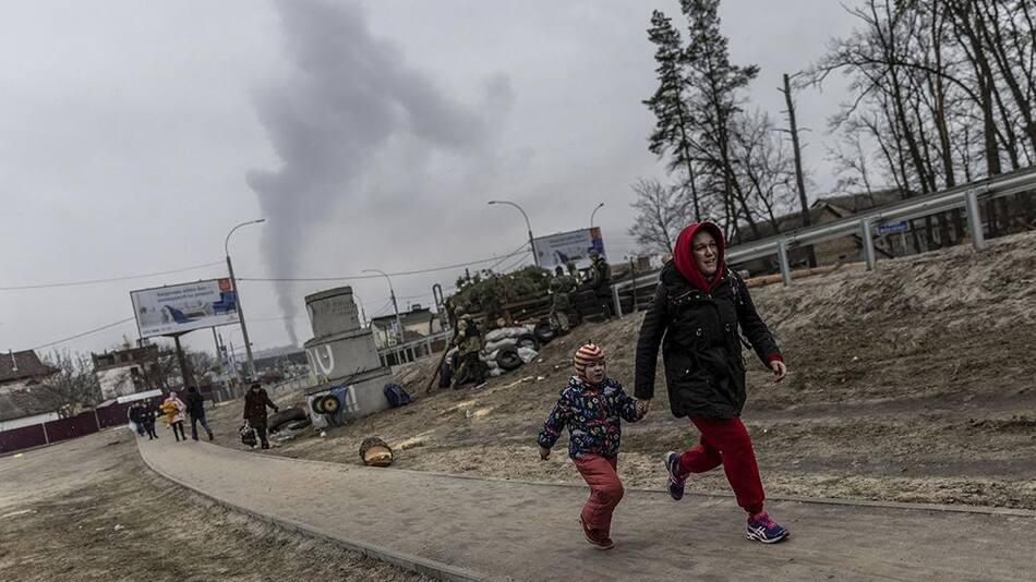 El drama de los niños en medio de la guerra. Foto: Reuters.