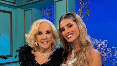Julieta Poggio y Mirtha Legrand. Foto: Instagram/poggiojulieta