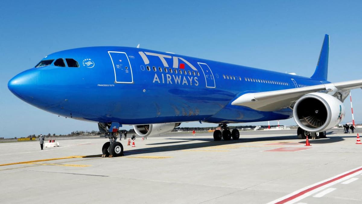Avión de ITA Airways. Foto: Reuters.