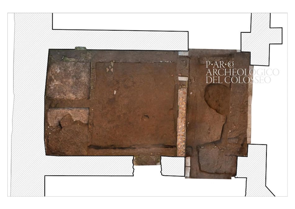 Hallan en la "Domus Aurea" de Roma los preciados pigmentos usados en su decoración. Foto: EFE.