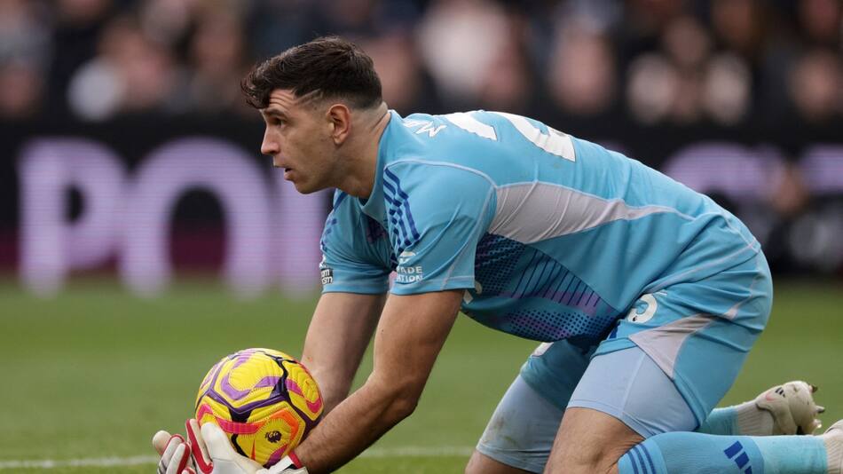 Emiliano Dibu Martínez, Aston Villa. Foto: Reuters