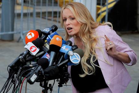 La actriz de cine para adultos Stephanie Clifford, también conocida como Stormy Daniels. Foto: Reuters