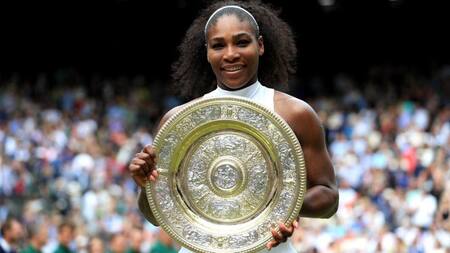 Serena Williams en Wimbledon.
