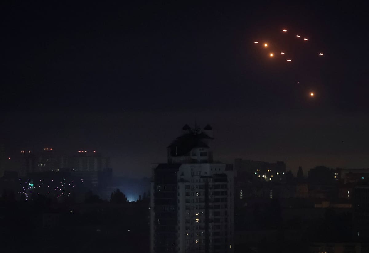 Ataque con drones de Rusia a Ucrania. Foto: Reuters/Gleb Garanich.