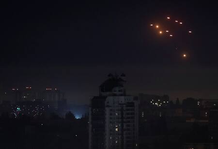 Ataque con drones de Rusia a Ucrania. Foto: Reuters/Gleb Garanich.