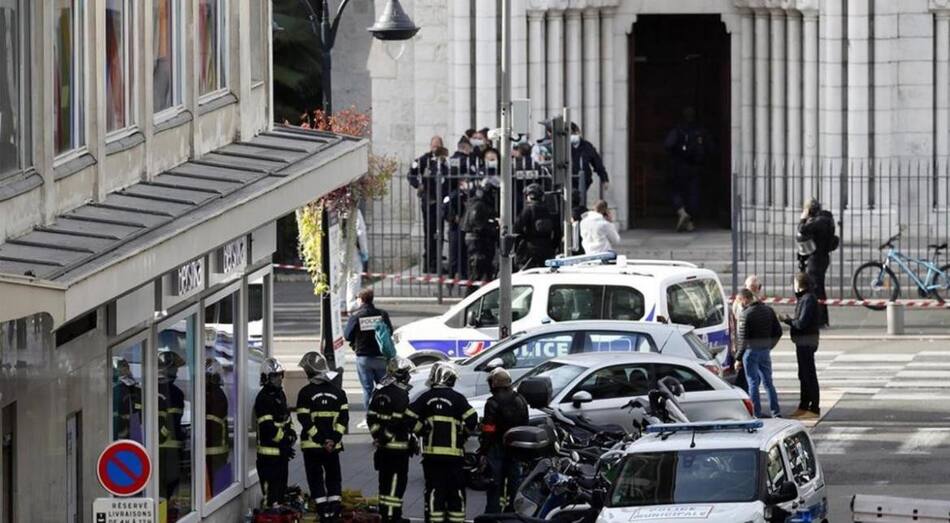 Tres muertos en Francia en un ataque con cuchillo en una iglesia