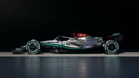 Modelo de Mercedes para la temporada 2022