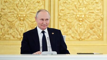 El presidente ruso, Vladimir Putin asiste a una reunión del Consejo de Estado Supremo del Estado de la Unión de Rusia y Bielorrusia en el Kremlin en Moscú 2023_Foto Efe