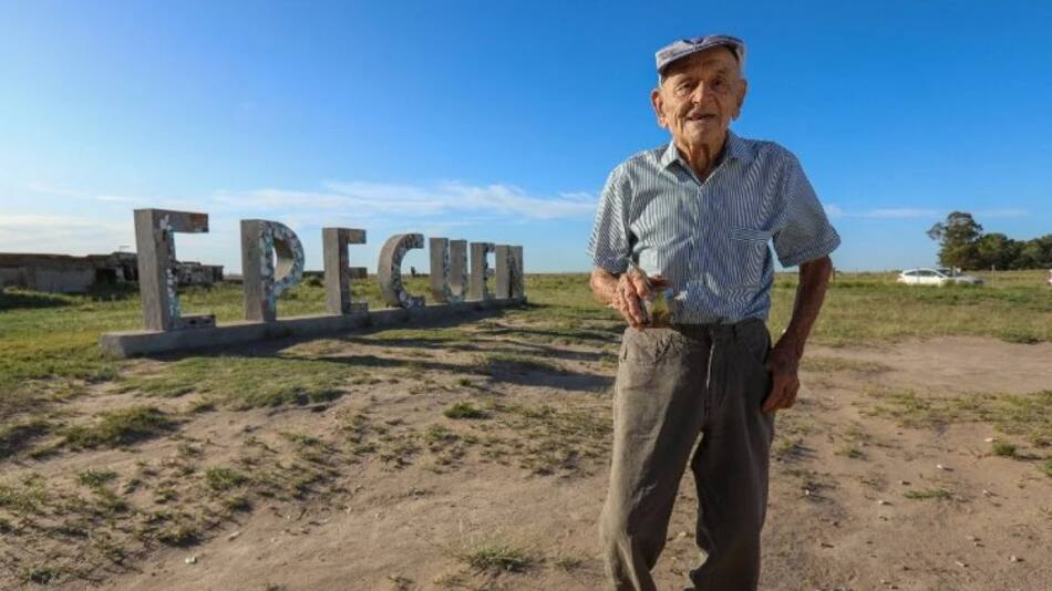Pablo Novak, el último habitante de Villa Epecuén. Foto:NA