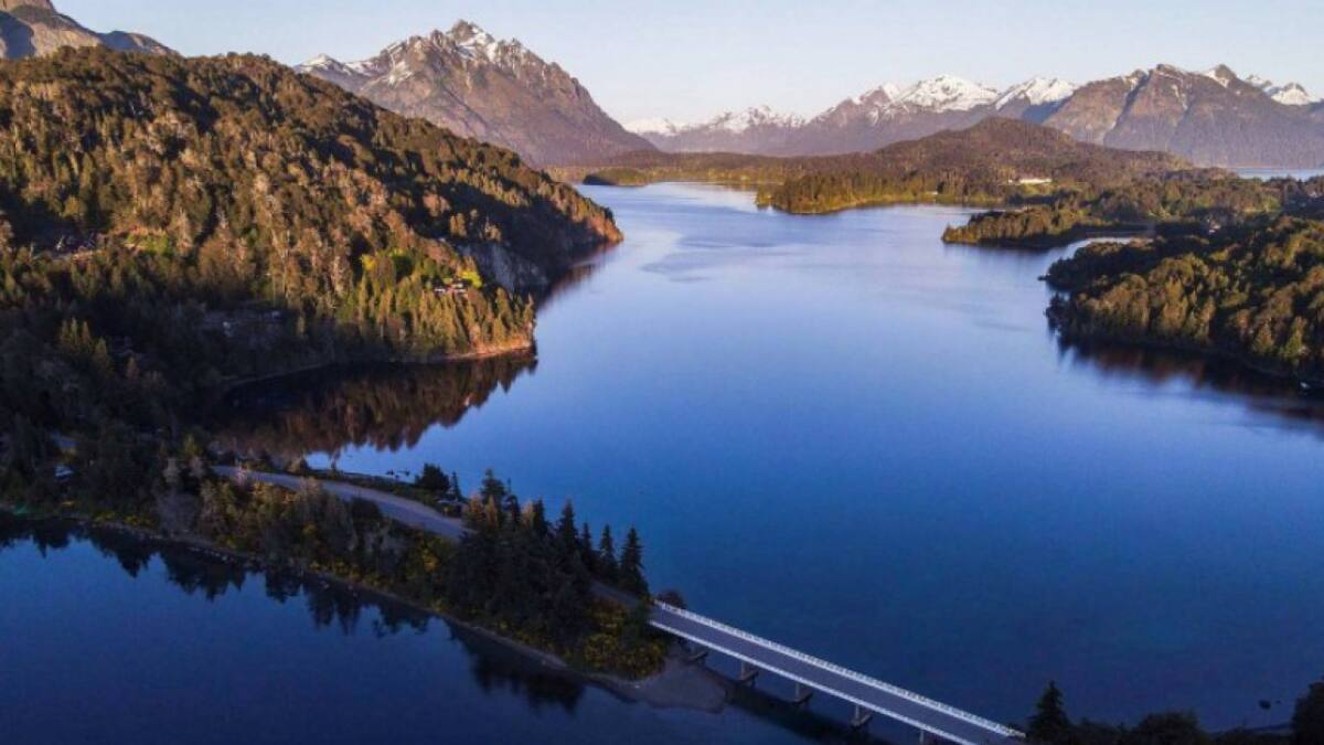 El Lago Nahuel Huapi es uno de los más profundos de la Argentina. Foto: NA.