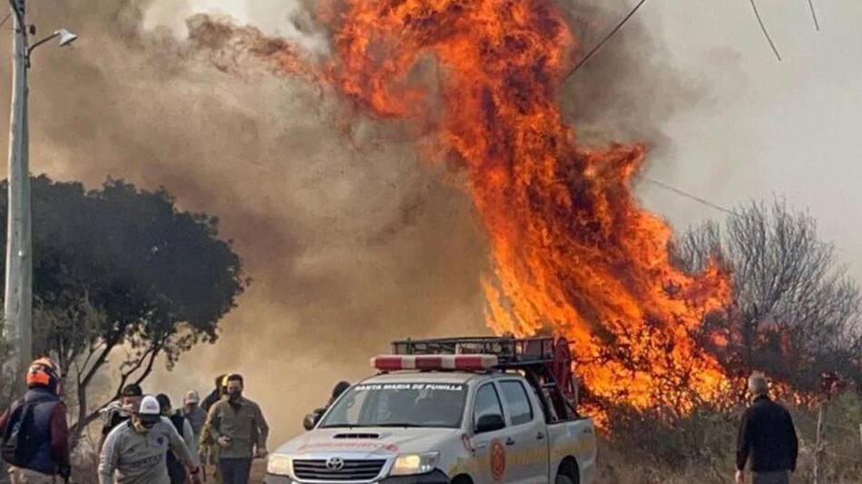 Un detenido por los incendios en Capilla del Monte. Foto: NA/MPF Córdoba.