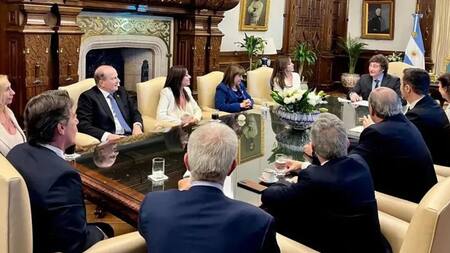 Milei encabezó su segunda reunión de Gabinete. Foto: NA