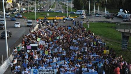 Pedido justicia - Colectivero asesinado