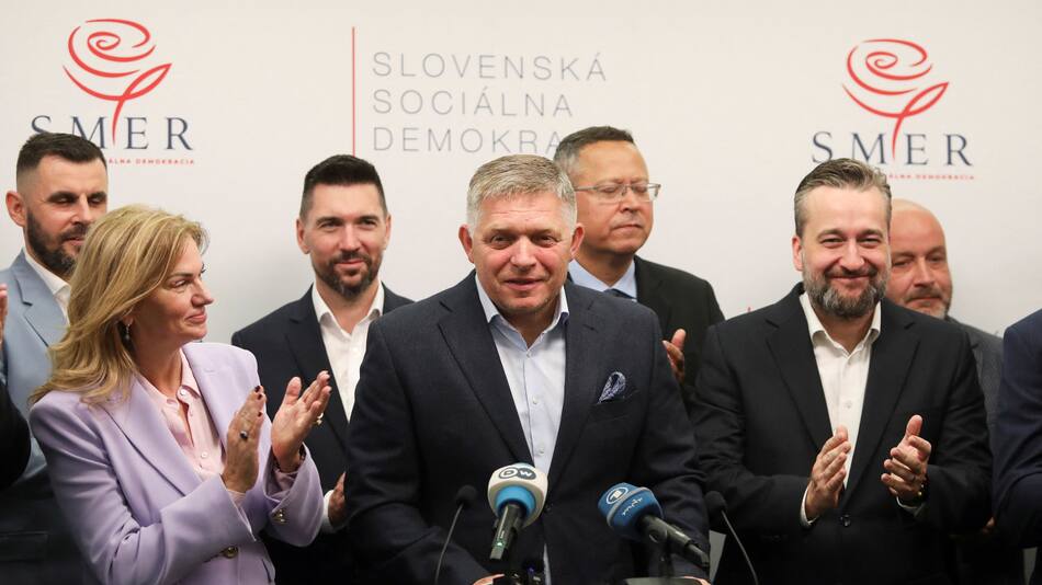 Robert Fico, elecciones en Eslovaquia. Foto: Reuters.