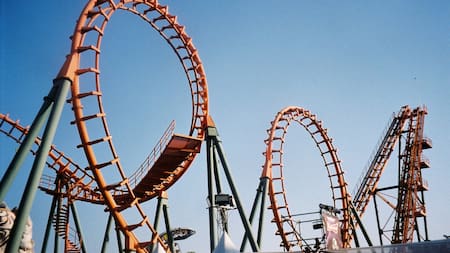 Montaña rusa. Foto: Unsplash.