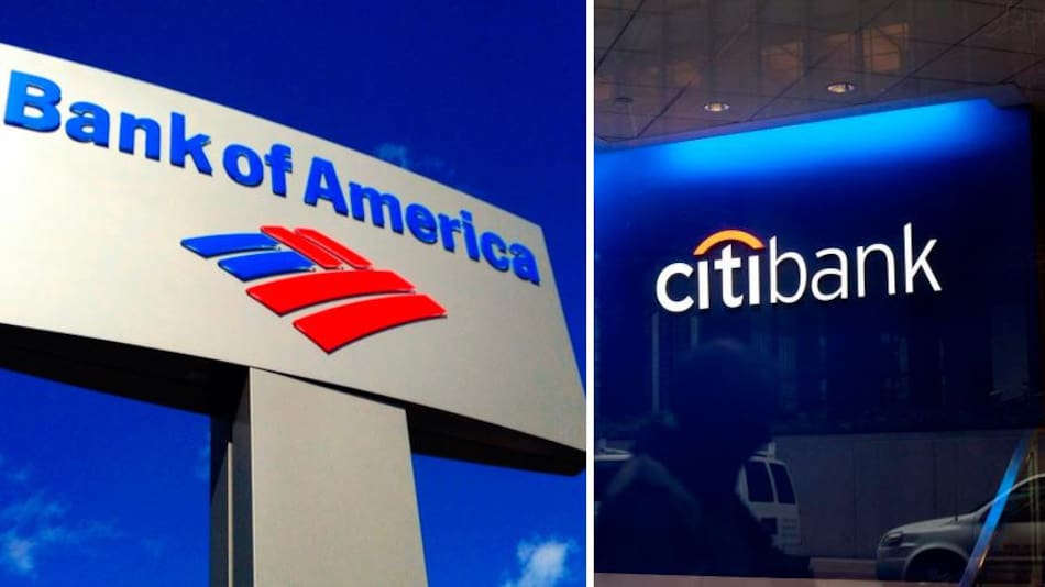 Bank of America, Citybank, bancos
