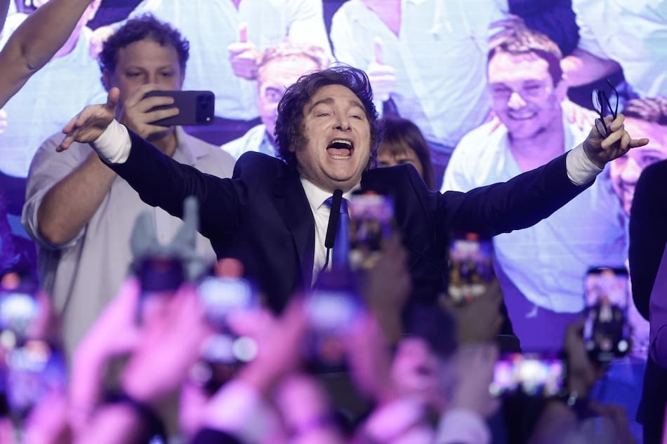 Javier Milei tras las elecciones legislativas 2025.