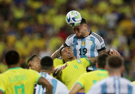 Eliminatorias, Brasil vs. Argentina. Foto: REUTERS.