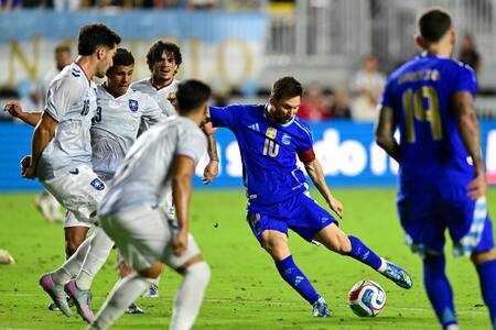 Partido amistoso, Argentina vs. Puerto Rico.