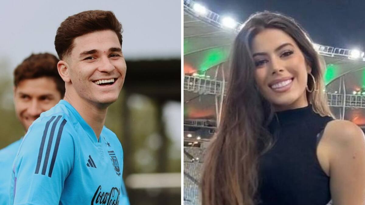 Julián Álvarez y Sara Duque. Foto: Instagram.