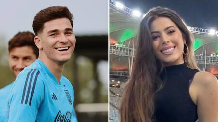 Julián Álvarez y Sara Duque. Foto: Instagram.