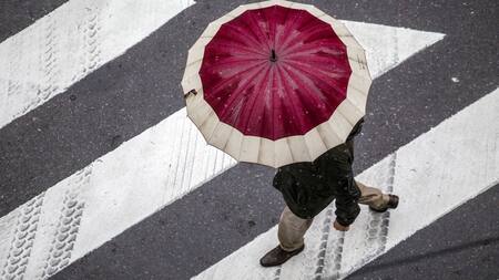Lluvias en Buenos Aires. Foto: NA.