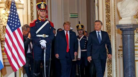 Mauricio Macri y Donald Trump en Casa Rosada (Reuters)
