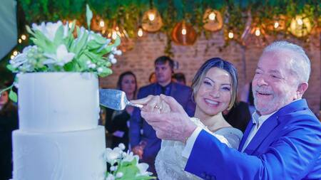 Casamiento de Lula Da Silva. Foto: EFE.