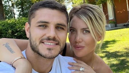Wanda Nara y Mauro Icardi. Foto: NA.