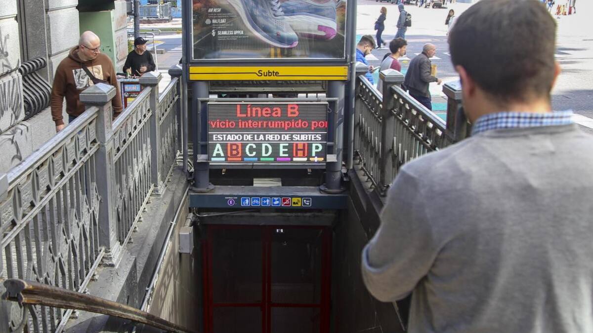 Paro de subtes, NA