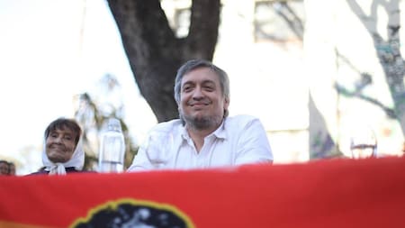 Máximo Kirchner en el VI Encuentro Federal de Derechos Humanos en le Ex Esma