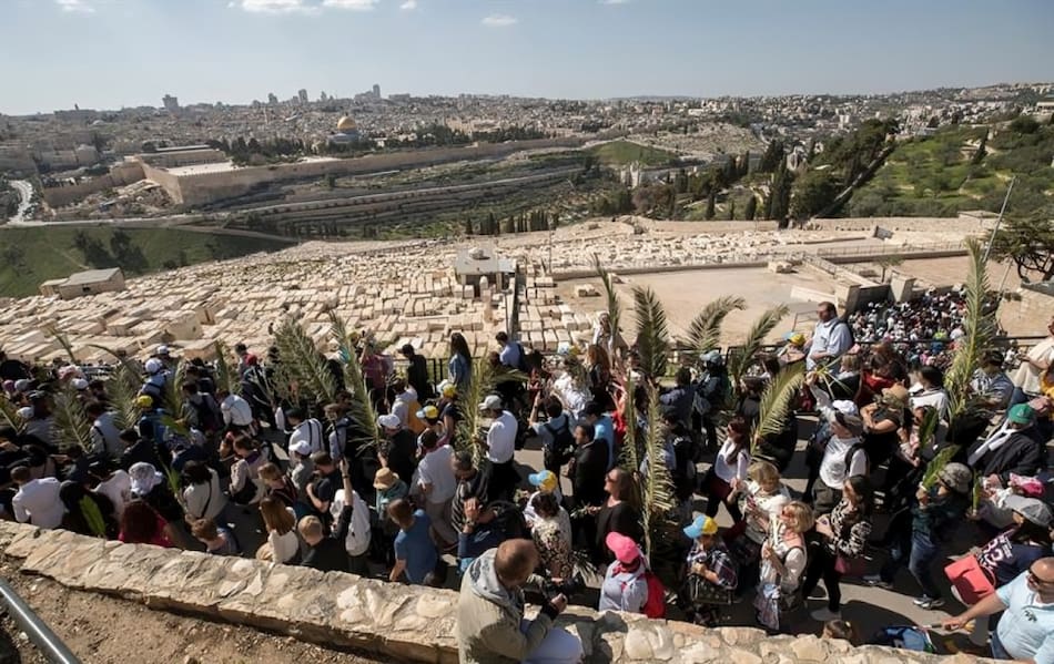 Semana Santa en Jerusalén. Foto: EFE /EPA/ATEF SAFADI