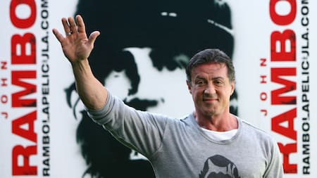 Sylverter Stallone; Rambo. Foto: archivo NA