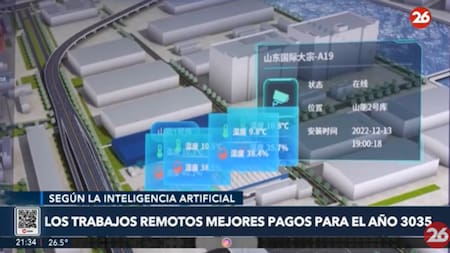 Trabajos remotos mejores pagos dentro de 1000 años. Foto: Captura de video Canal 26.
