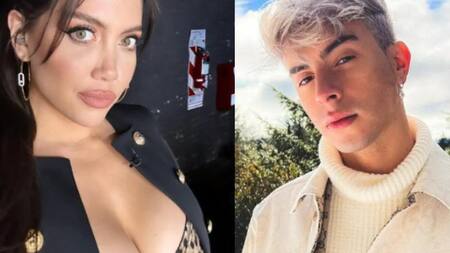 Wanda Nara y Rusherking. Foto: NA