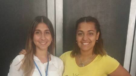 Carla Del Souc fue atacada por su expareja con un cuchillo en la zona del cuello. Foto: Facebook / Carla Del Souc.