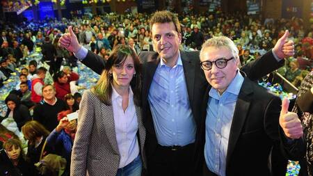 Sergio Massa, Malena Galmarini, Julio Zamora, elecciones 2019