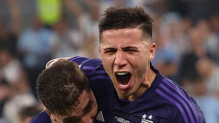 Enzo Fernández, Selección Argentina. Foto: NA.