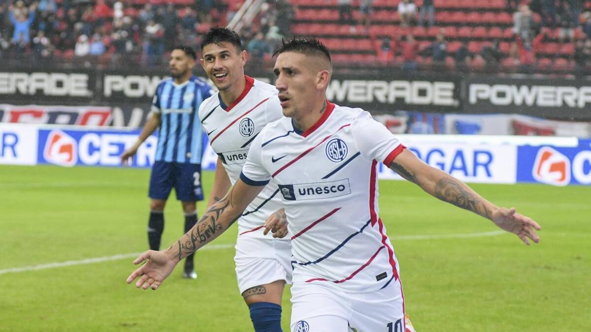 Ricardo Centurión; San Lorenzo. Foto: NA.