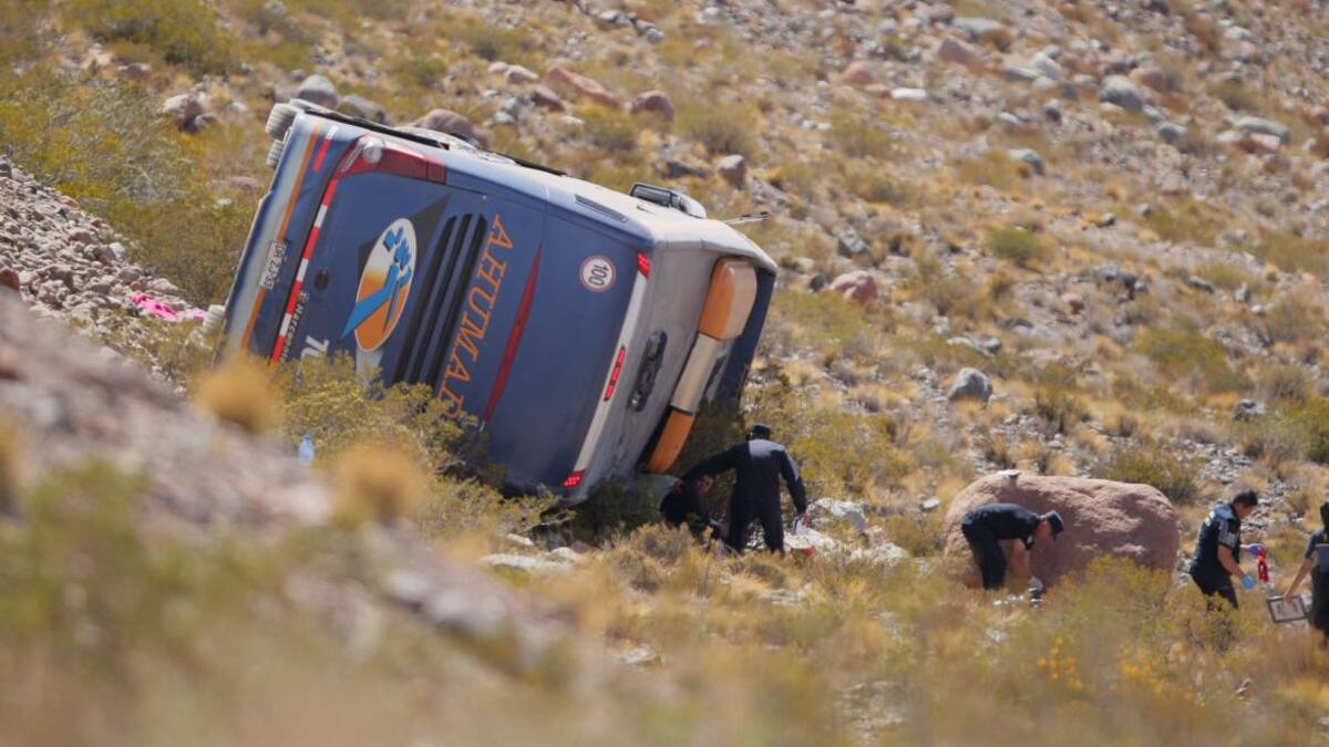 Accidente fatal en Uspallata, Mendoza