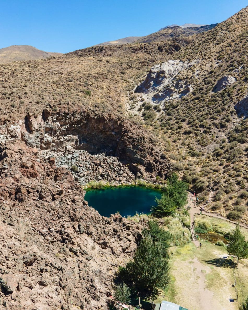 Laguna de la Niña Encantada, Mendoza. Foto X.