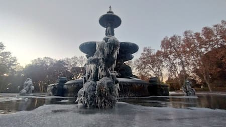 Ola polar en Mendoza. Foto: X/@Estacion_bcp