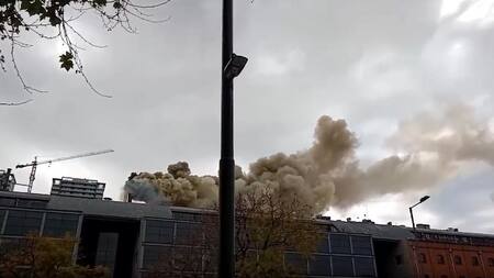 Incendio en Puerto Madero