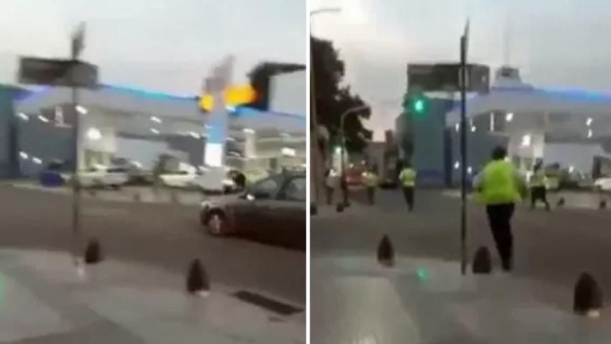 Evadió un control de alcoholemia, atropelló al inspector y lo arrastró sobre el capó del auto