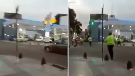 Evadió un control de alcoholemia, atropelló al inspector y lo arrastró sobre el capó del auto