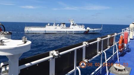 Buque de la Guardia Costera Filipina. Foto: EFE.