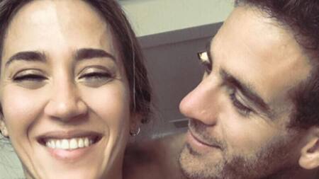 Juan Martín Del Potro y Jimena Barón