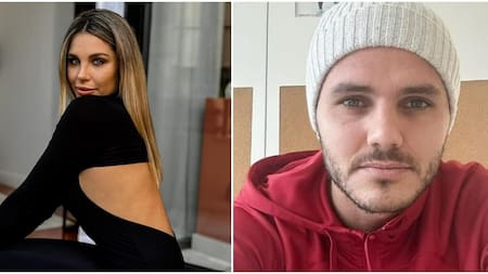 Ivana y Mauro Icardi. Fotos: Instagram/ivannaicardi - archivo.
